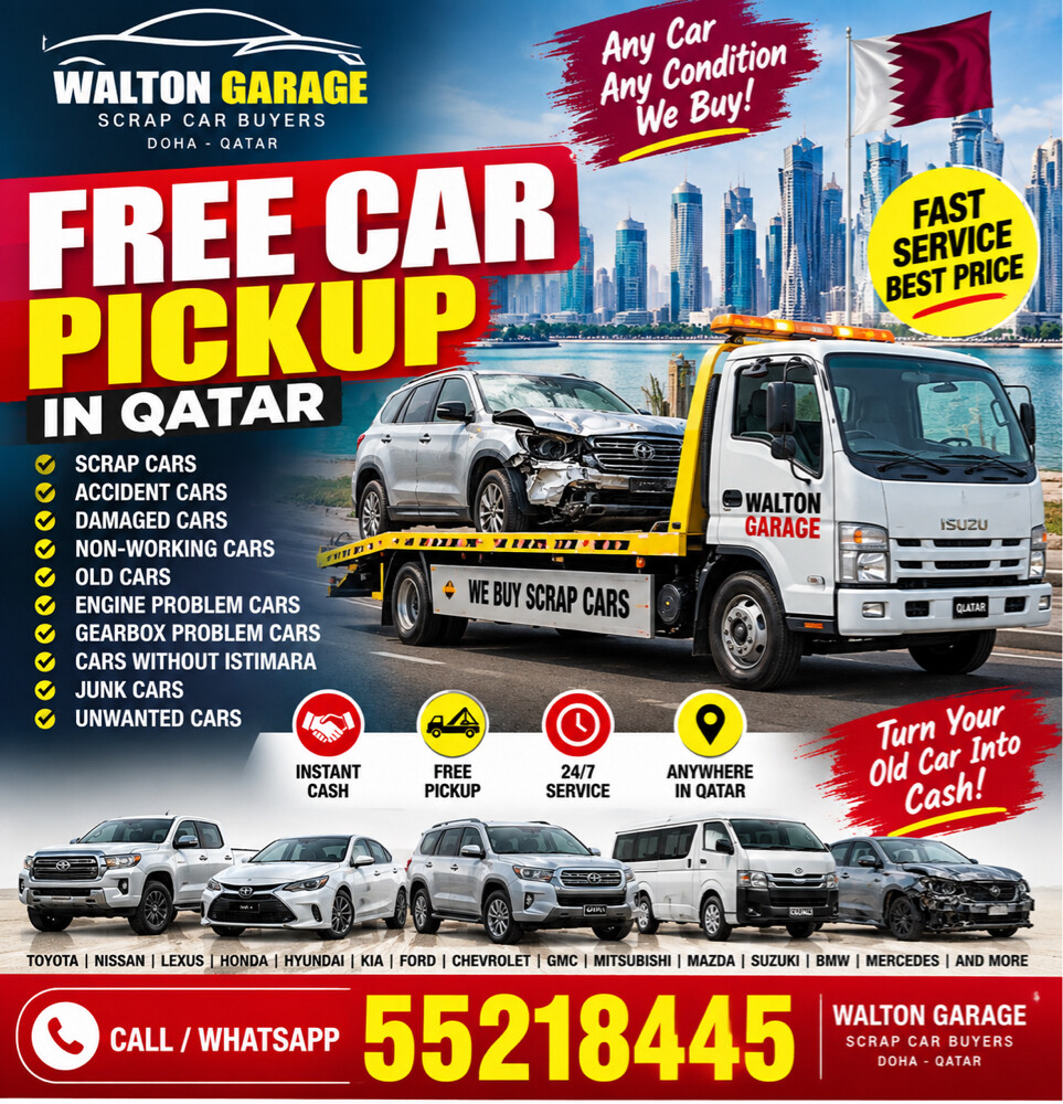 FREE CAR PICKUP IN QATAR – WE BUY S - 1