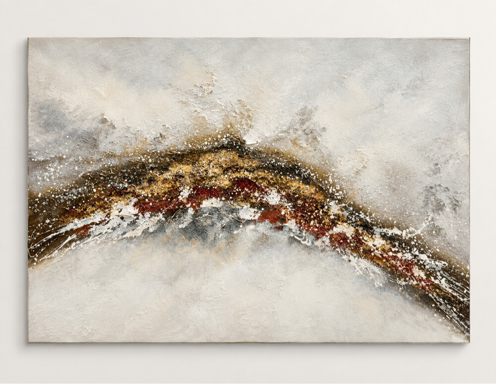 abstract hand painted artwork - 1