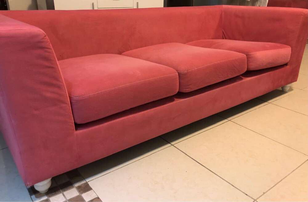 Pink couch set - 6