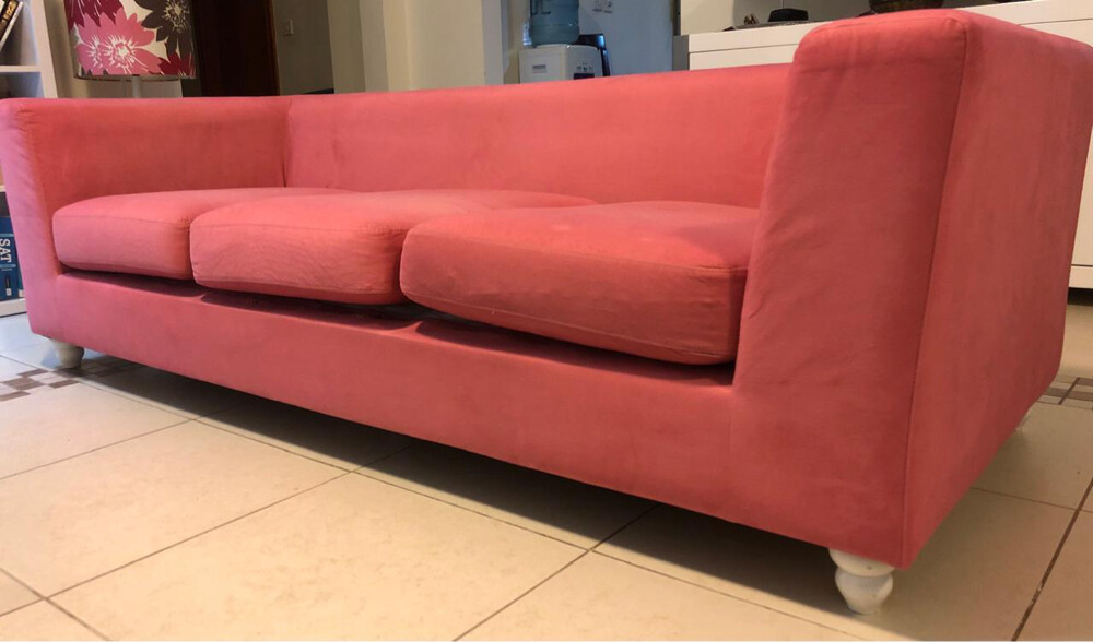 Pink couch set - 2
