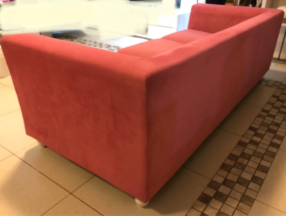 Pink couch set - 5