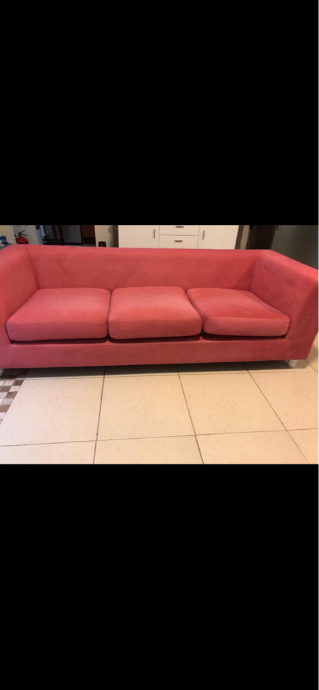 Pink couch set - 4