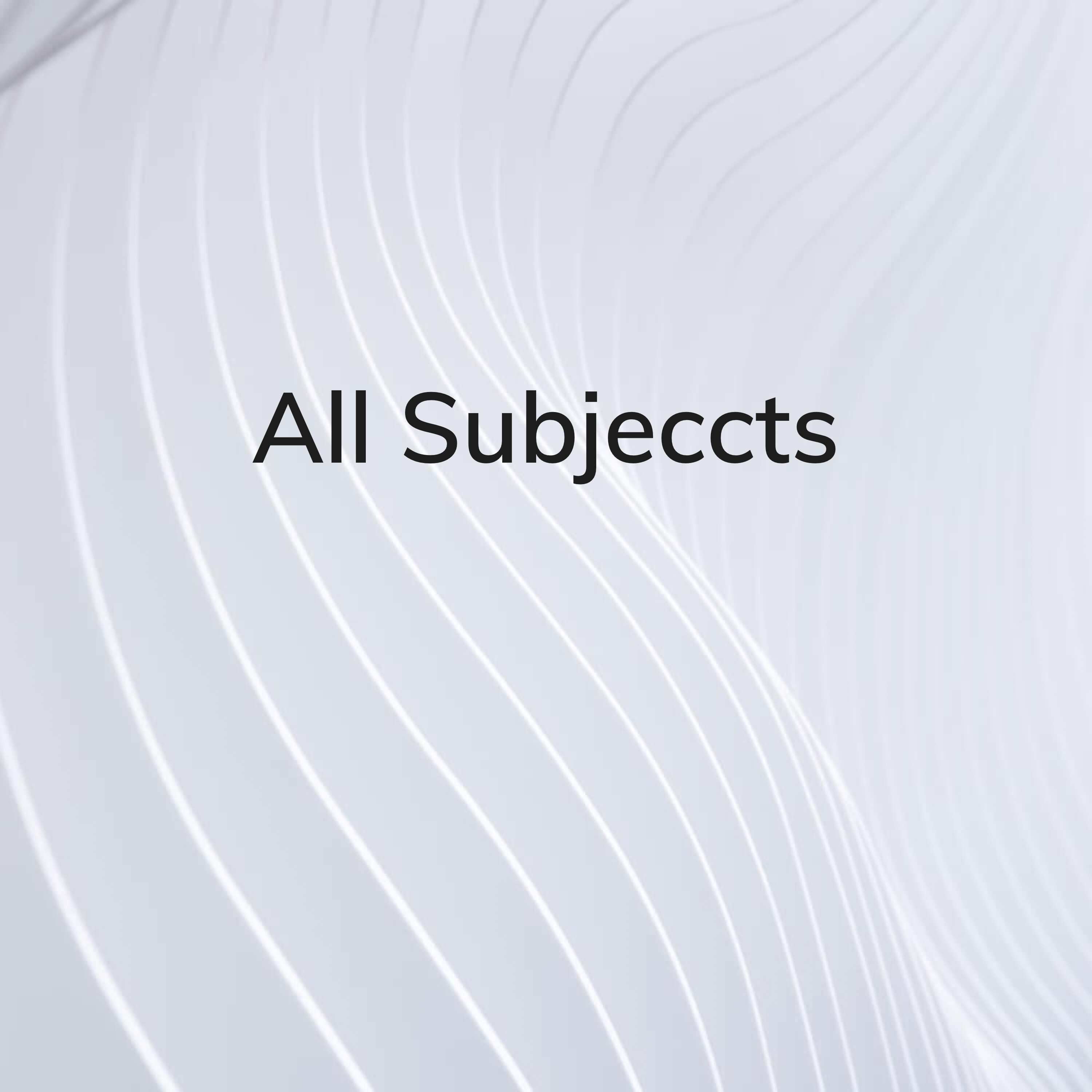 IGCsE / AS all Subjects - 1