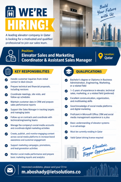 Sales and Marketing Coordinator - 1