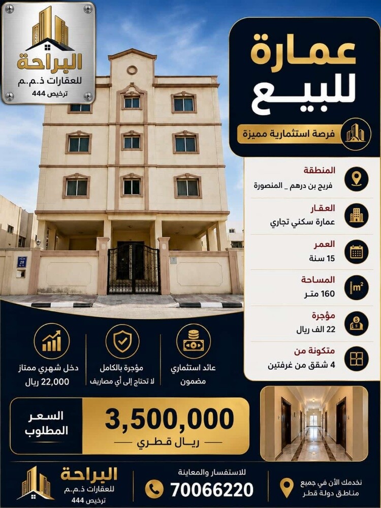 للبيع عمارة في بن درهم - 1