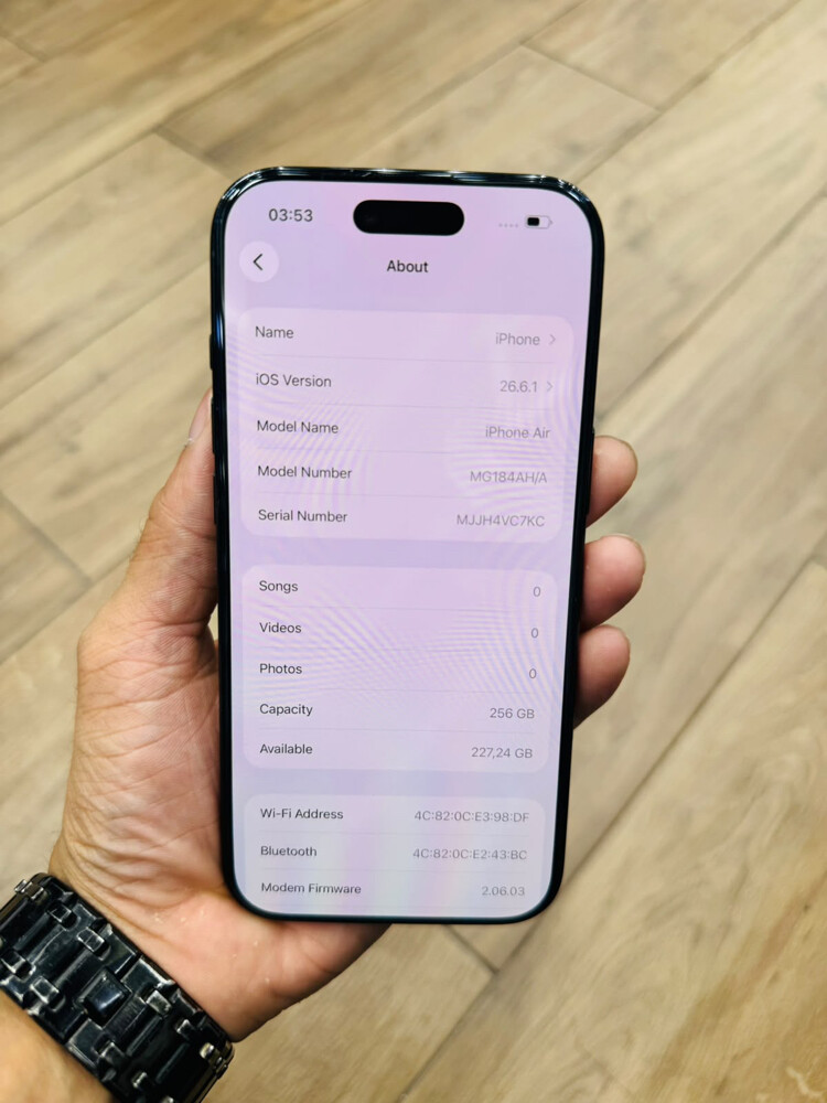 17air 256gb black - 2