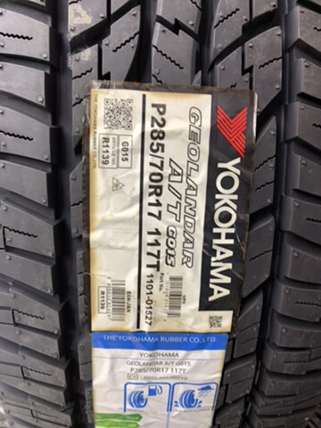 285/70r17 G015 Yokohama  - 1