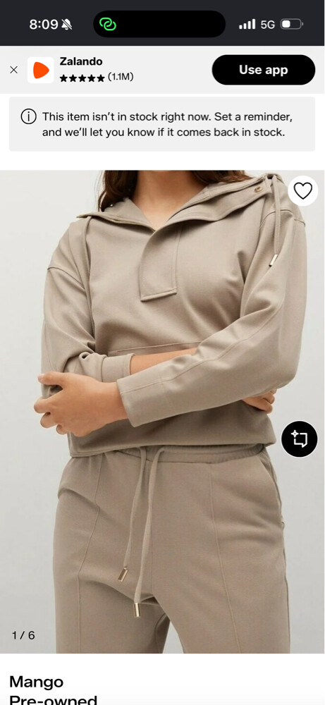 hooded sweatshirt - 1