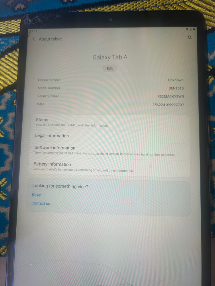 Samsung tab A7 - 4