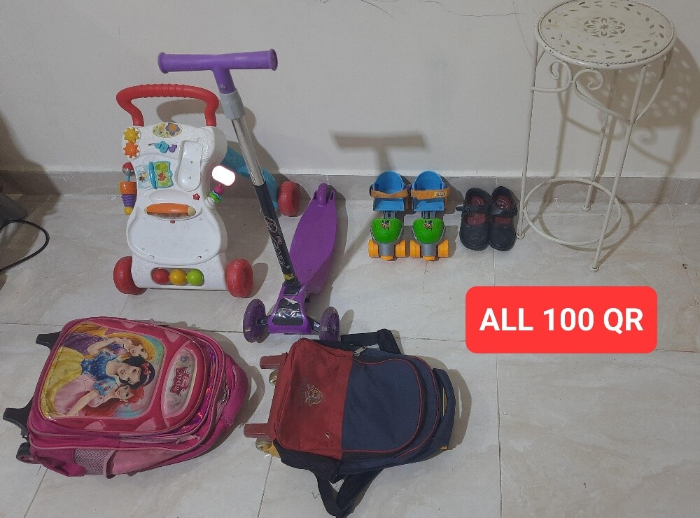 HP PRINTER, SOFA , SCHOOL BAG, TOYS - 3
