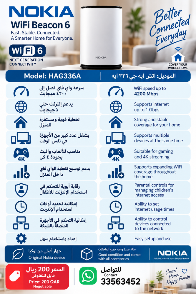 Nokia WiFi Beacon 6 - 2