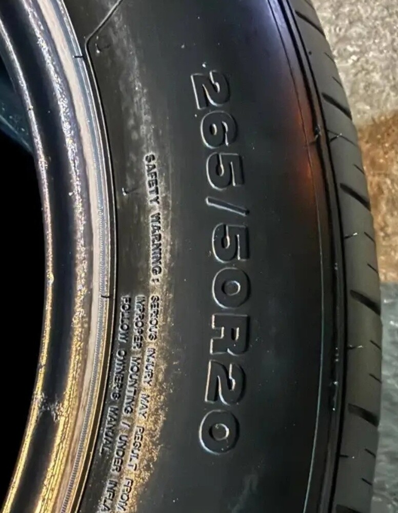 265/50/R20 Toyo brand - 6