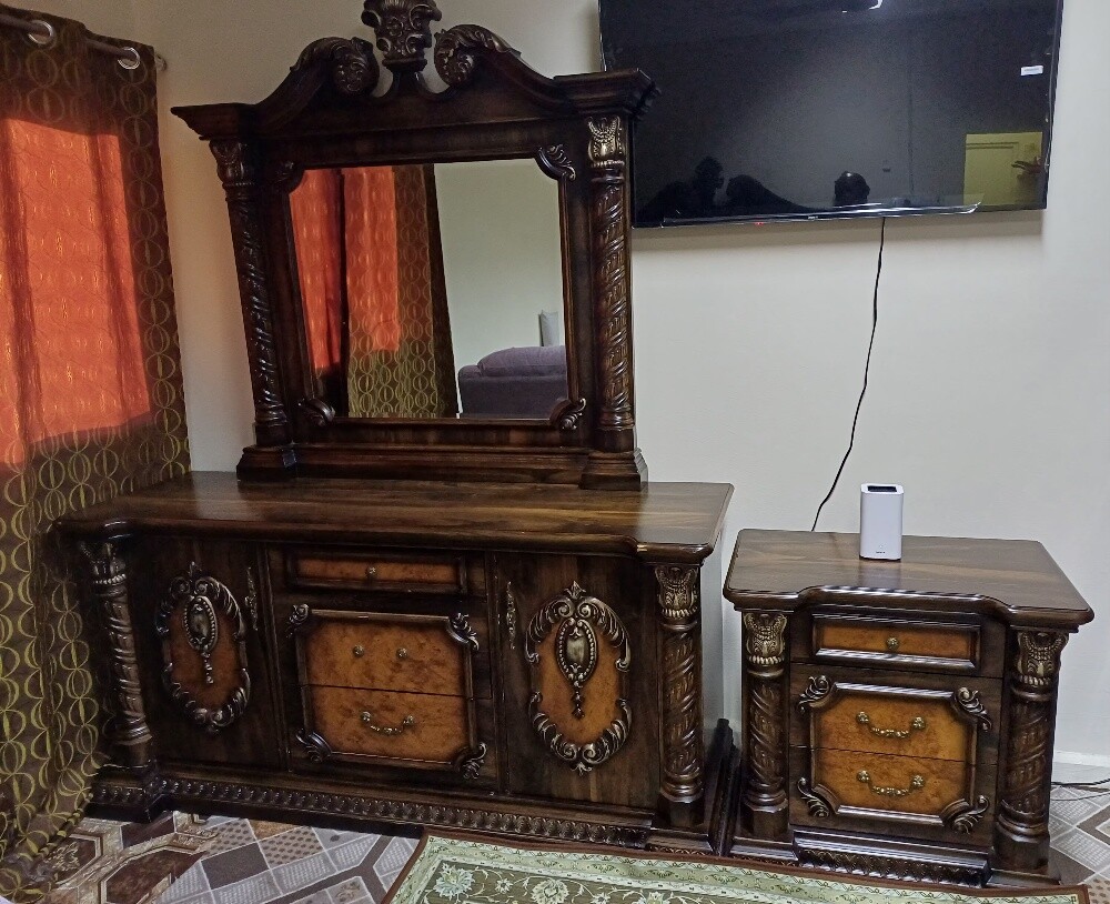 دولاب + سرير + مرتبة + تسريحة - 6