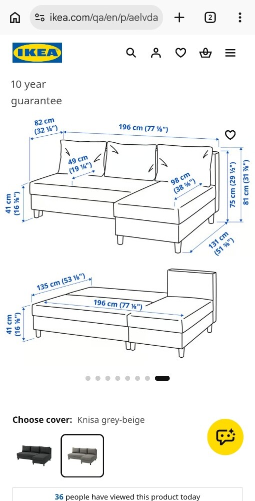 Ikea Sofa Bed - 5