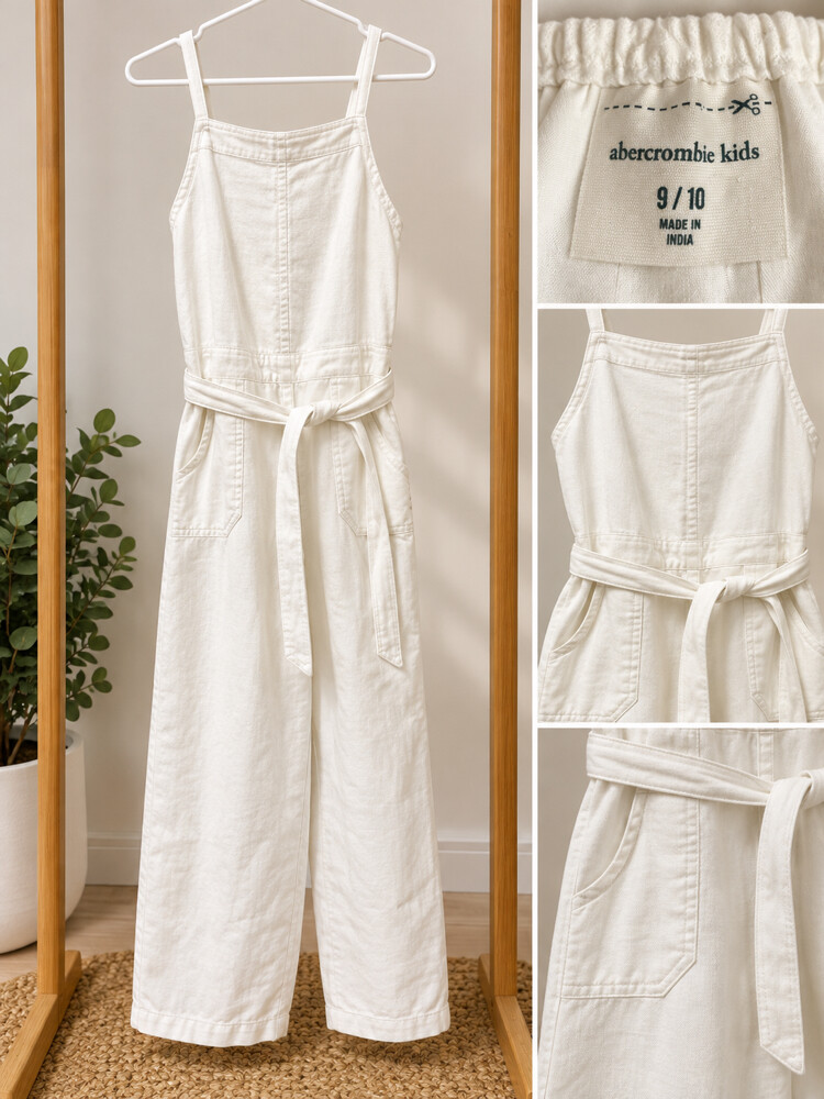 Brand new Abercrombie white romper - 1