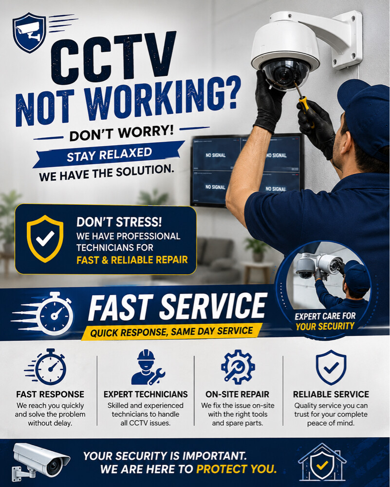 CCTV not working Don’t worry - 1