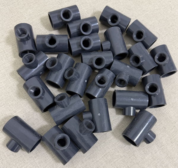 1-Inch PVC Irrigation Tee Fitting - 1