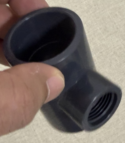 1-Inch PVC Irrigation Tee Fitting - 3
