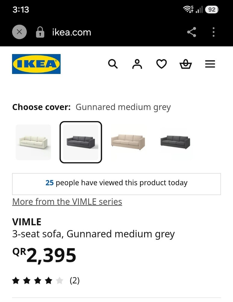 sale l sip Sofa form ikea vimli - 8