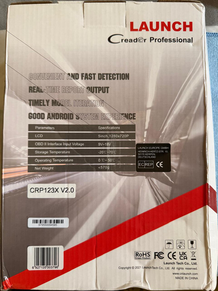 Professional car OBD2 scanner - 4