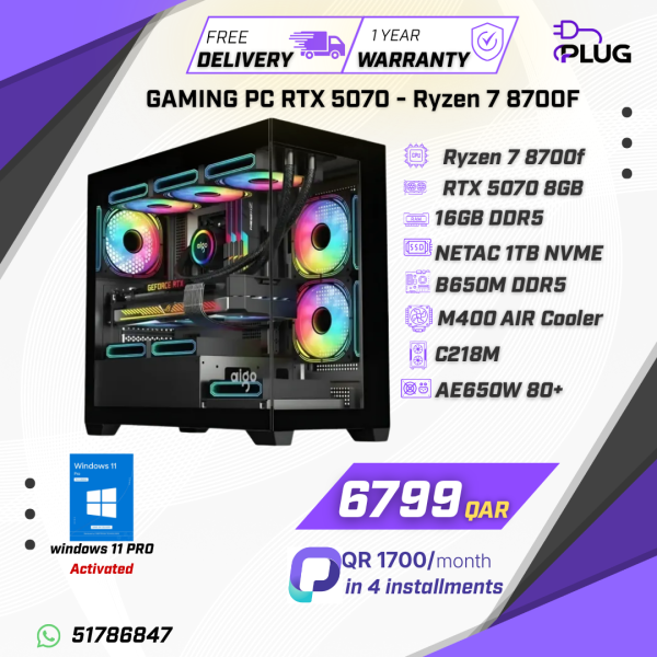 Gaming pc RTX 5060 NEW - 5