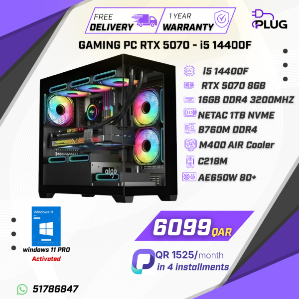Gaming pc RTX 5060 NEW - 6
