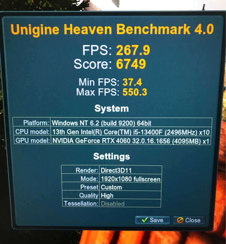13th Gen Gaming Pc / RTX 4060 - 8