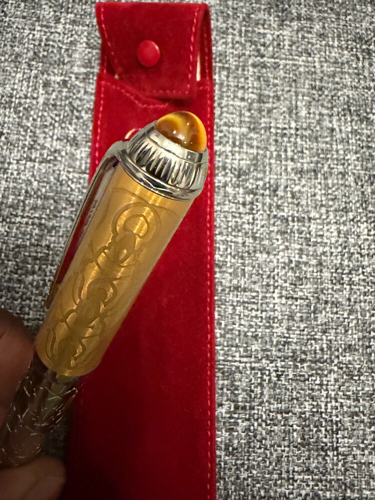 The Cartier Tigers Eye Roadster Pen - 8