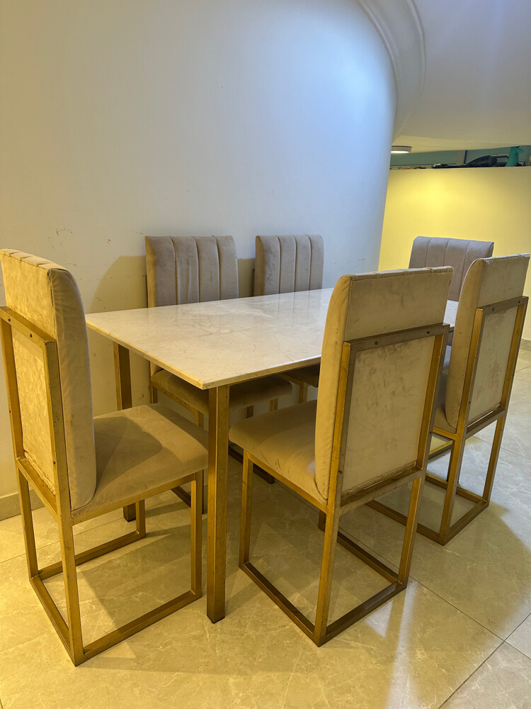 طاولة طعام بكراسي - 4