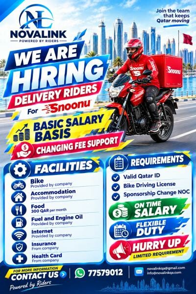 Hiring Bike Riders Basic Salary - 1