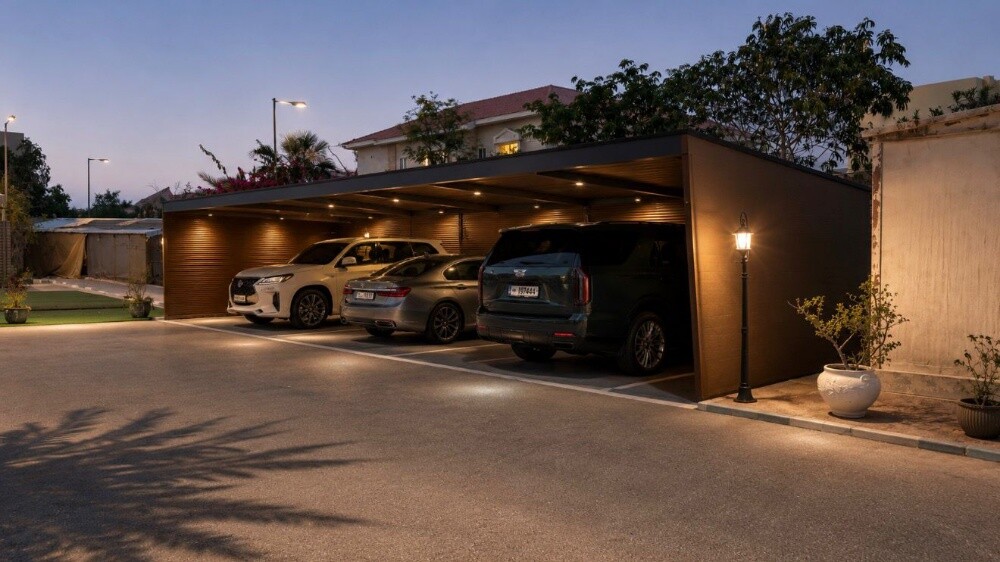 pergola and car parking work - 9