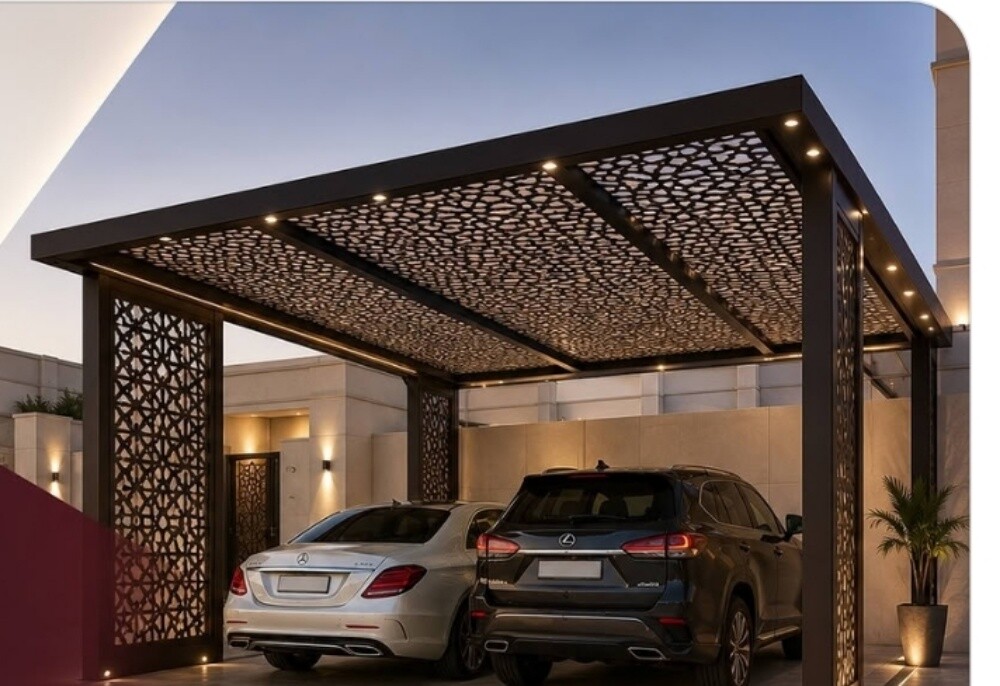 pergola and car parking work - 4