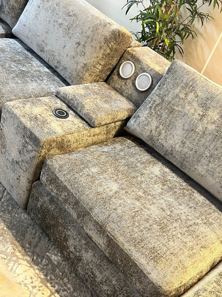 home centre U shape sofa set - 7