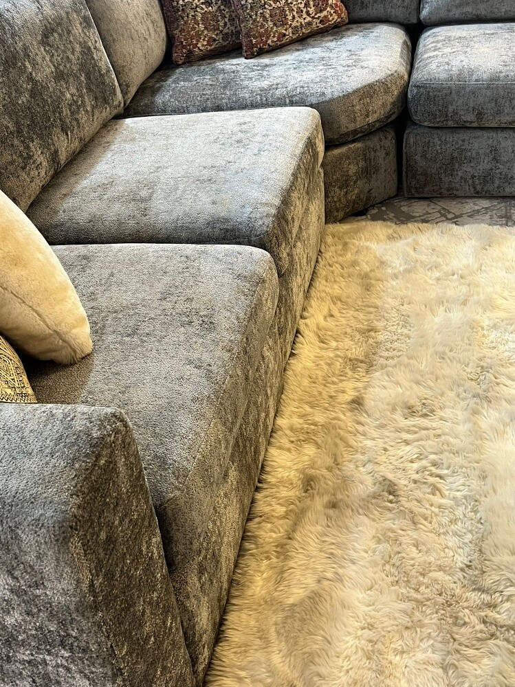 home centre U shape sofa set - 4