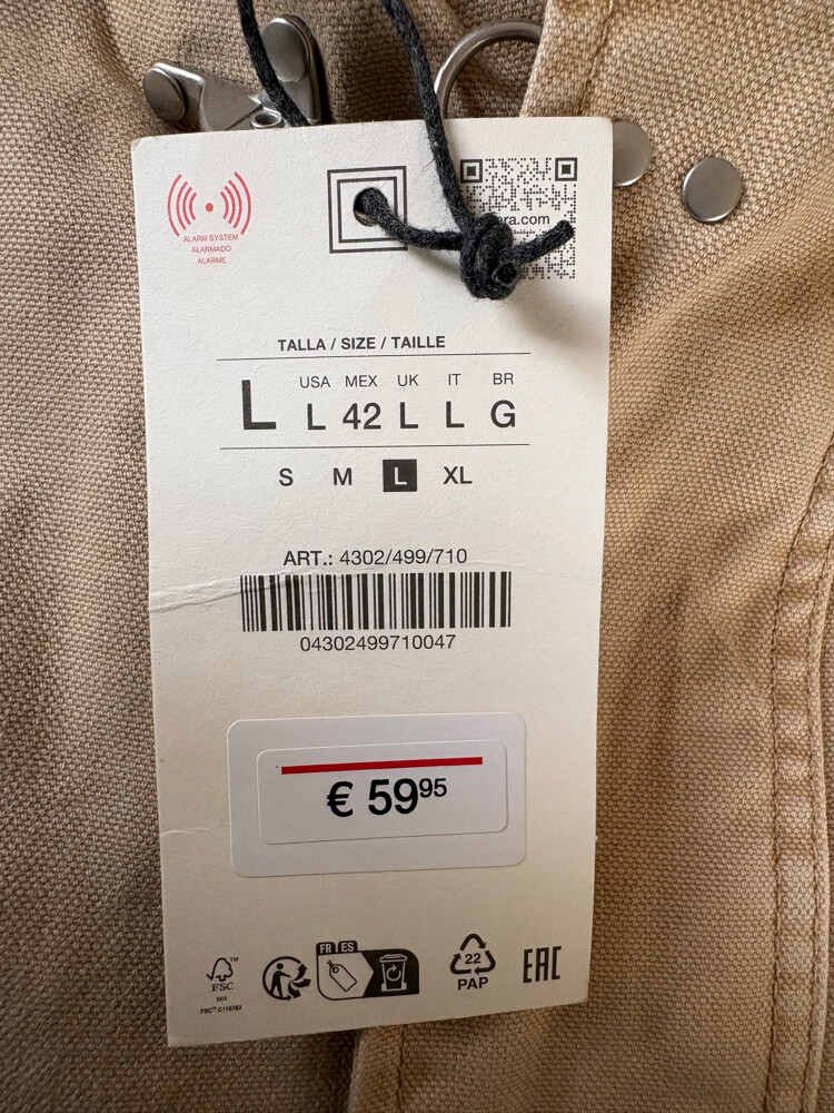 Zara fireman clasp Jacket - 3
