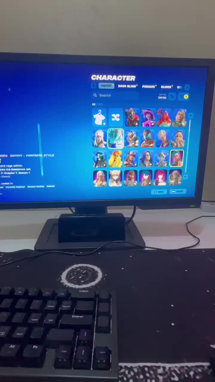 137 skin sweaty Fortnite epic game - 2