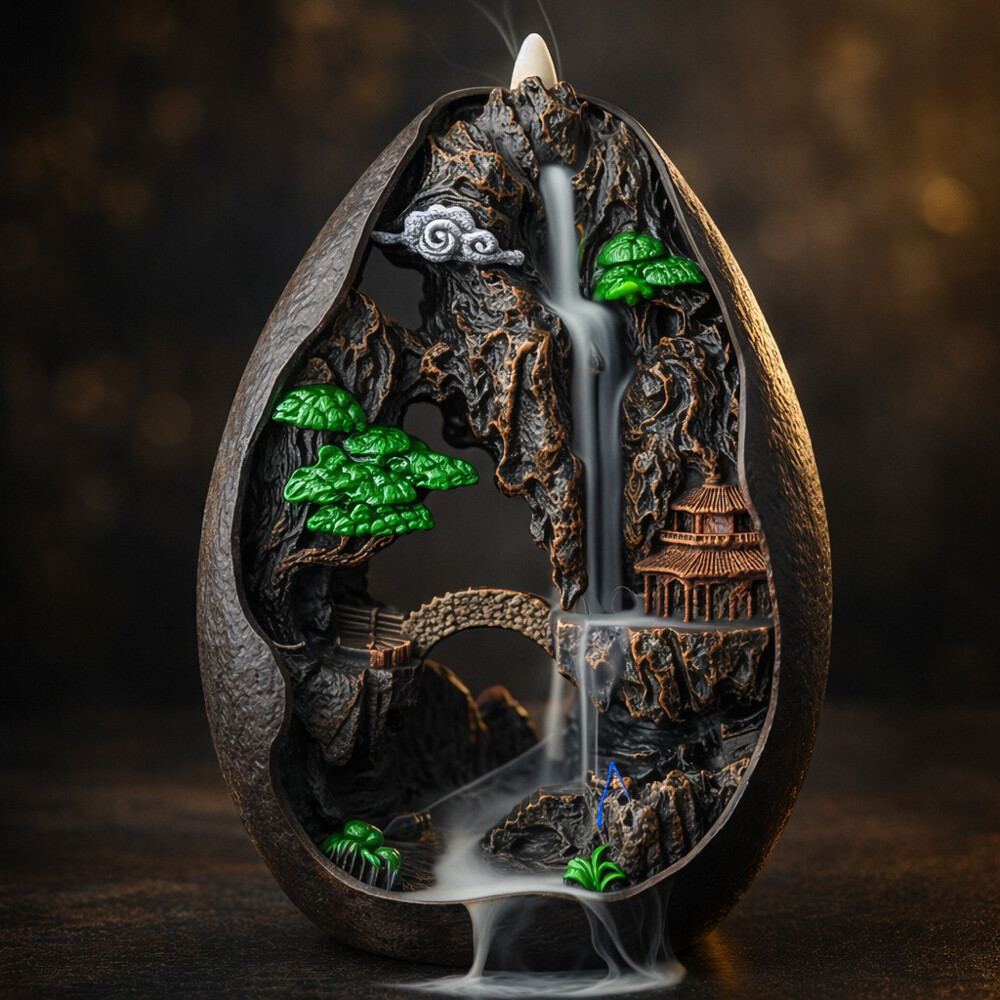waterfall incense burner - 4