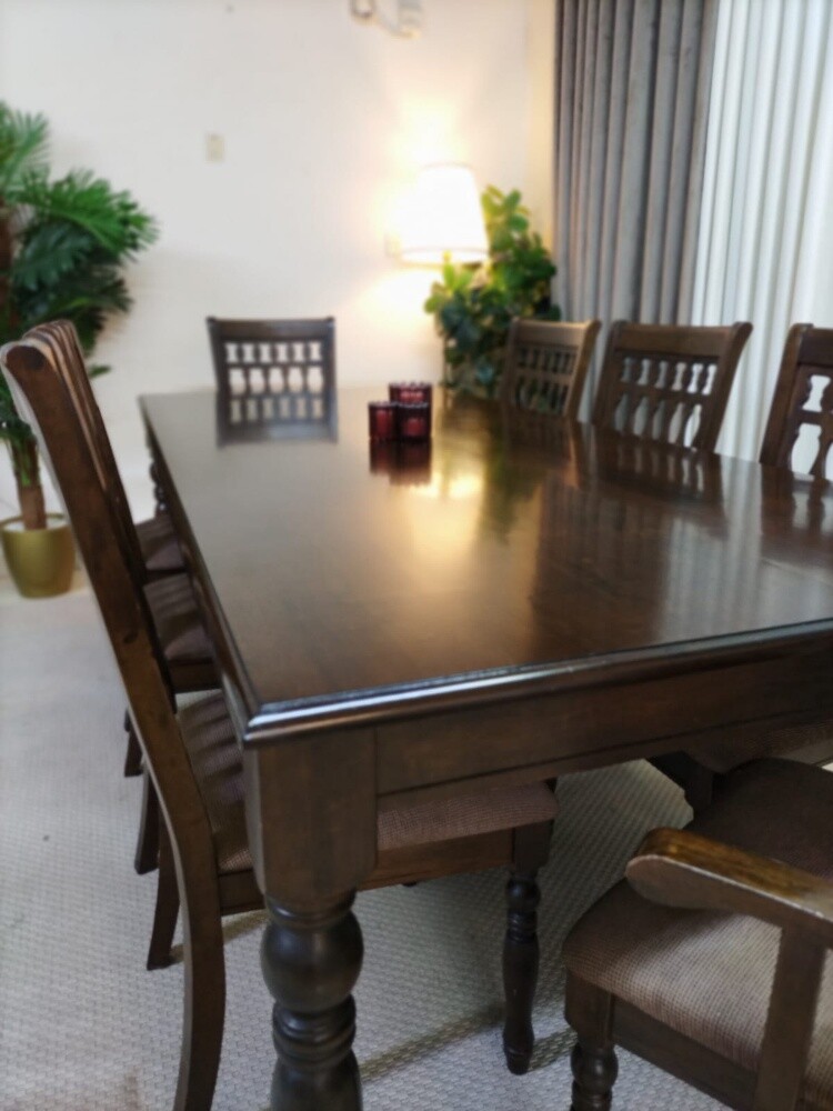 8 chair dining table For sale - 3