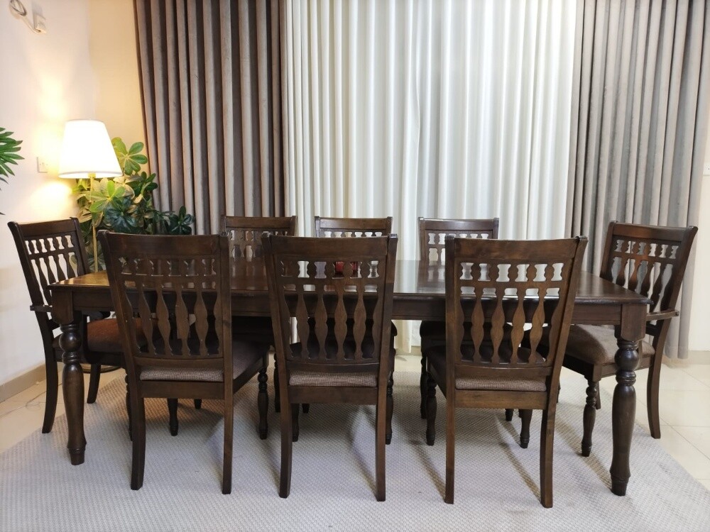 8 chair dining table For sale - 2
