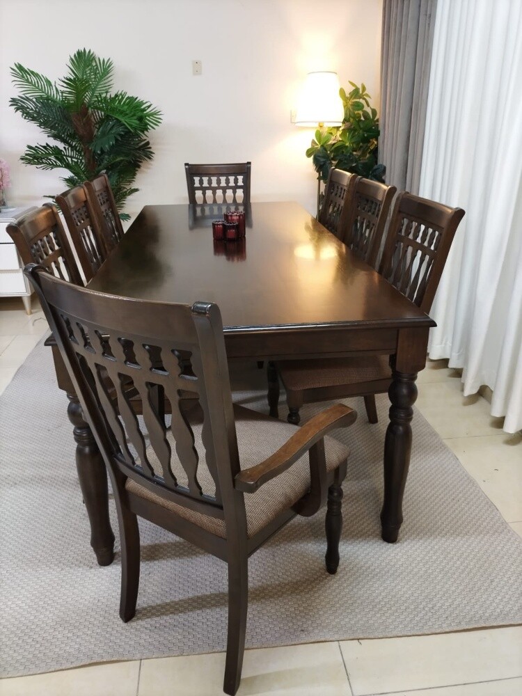 8 chair dining table For sale - 5