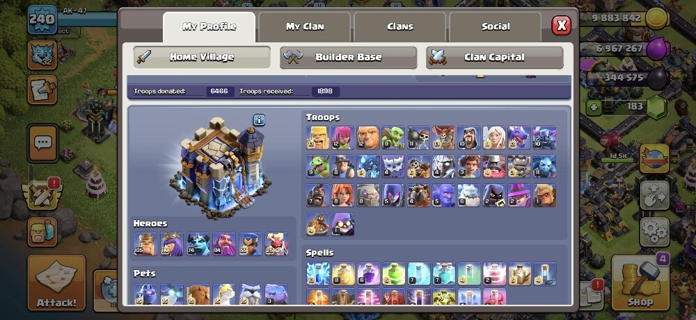Clash of Clans Town Hall 18 Max - 3
