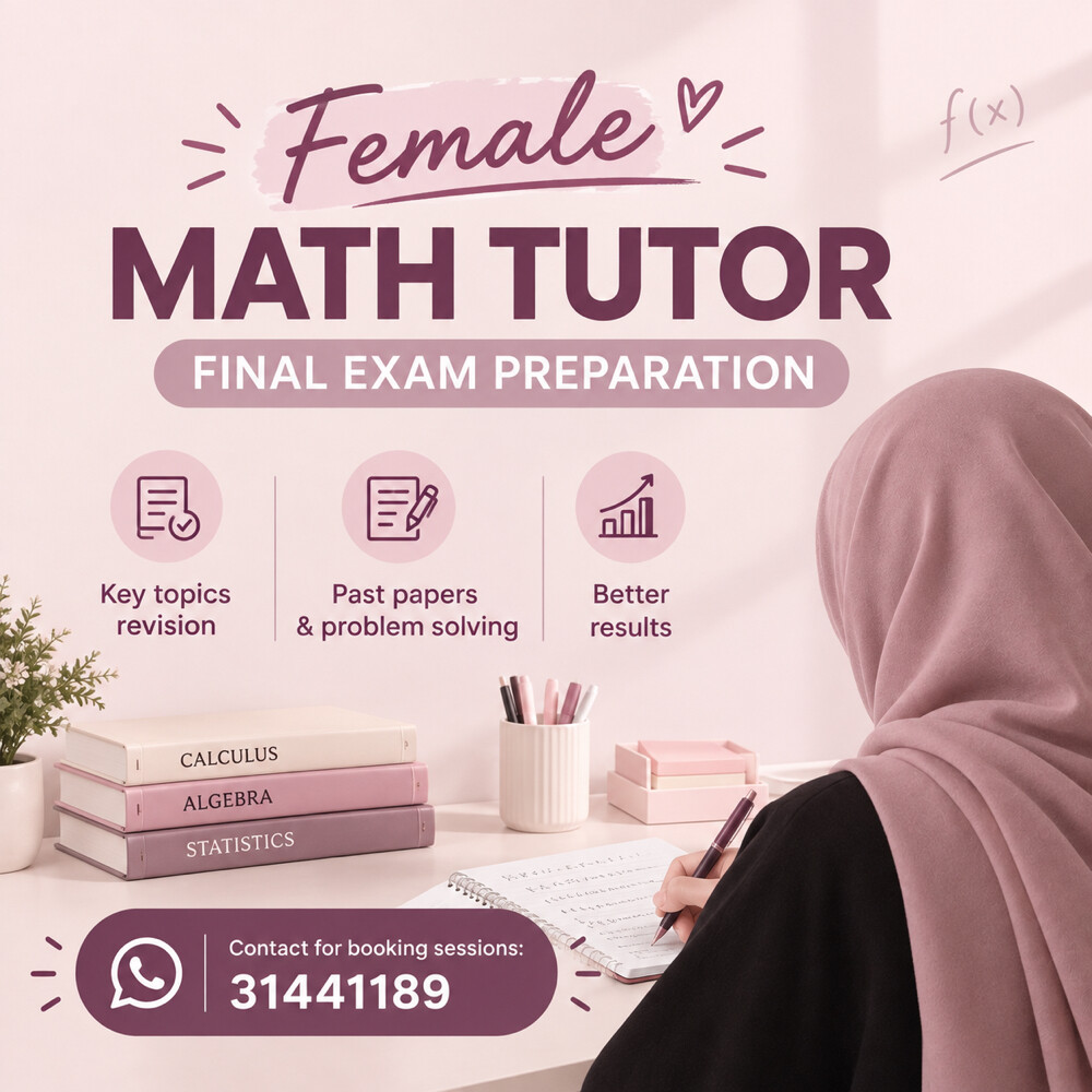 Final Exam Preparation-Female Tutor - 1