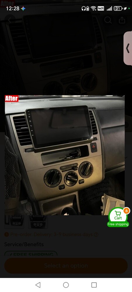 nisan tidda front frame - 3