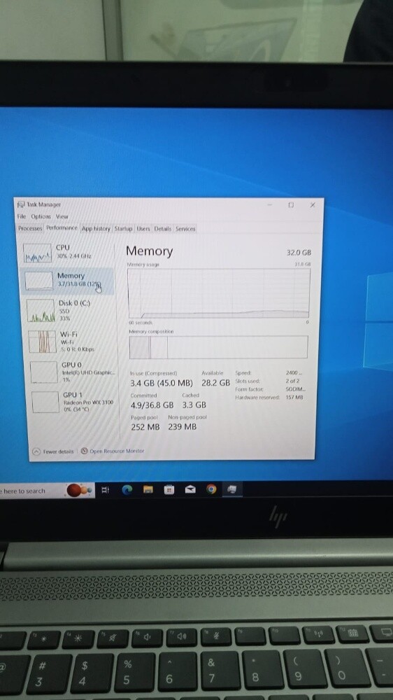 HP Zbook Workstation 15u g5 - 6