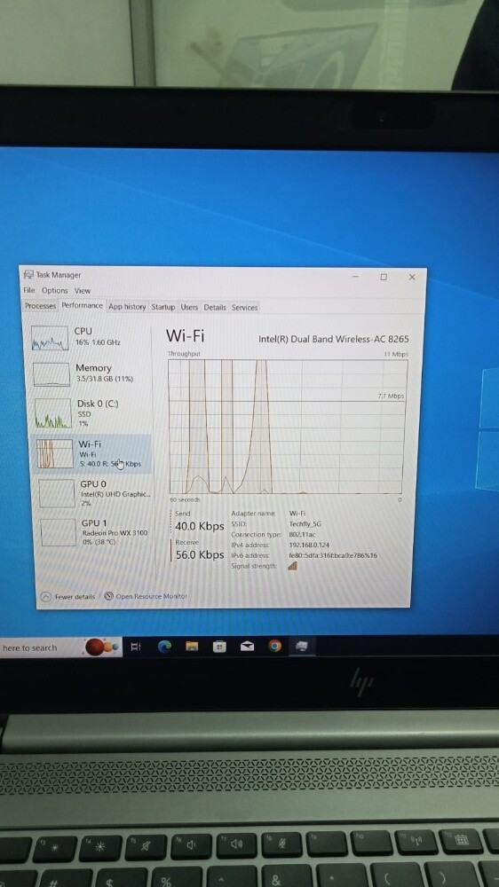 HP Zbook Workstation 15u g5 - 7