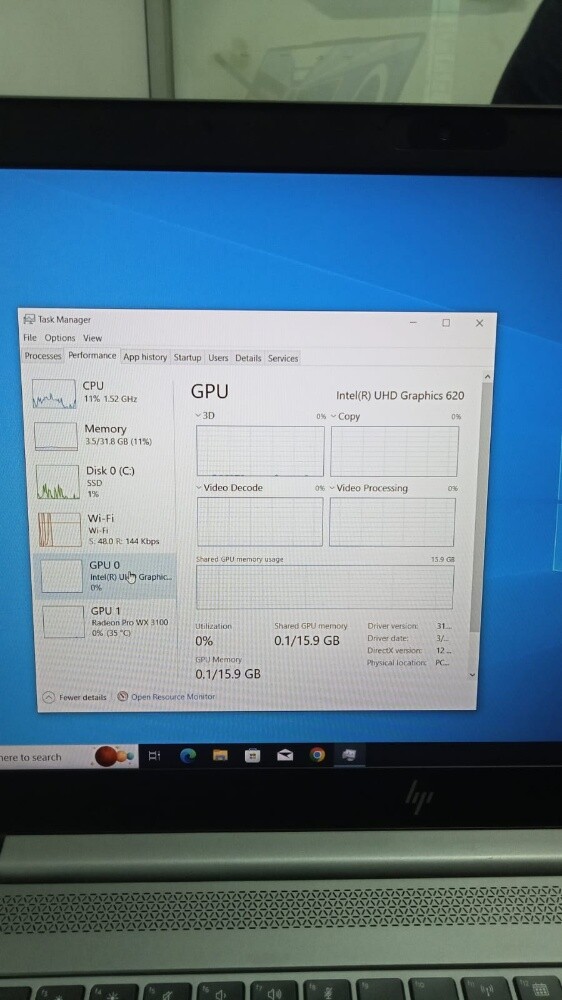 HP Zbook Workstation 15u g5 - 5