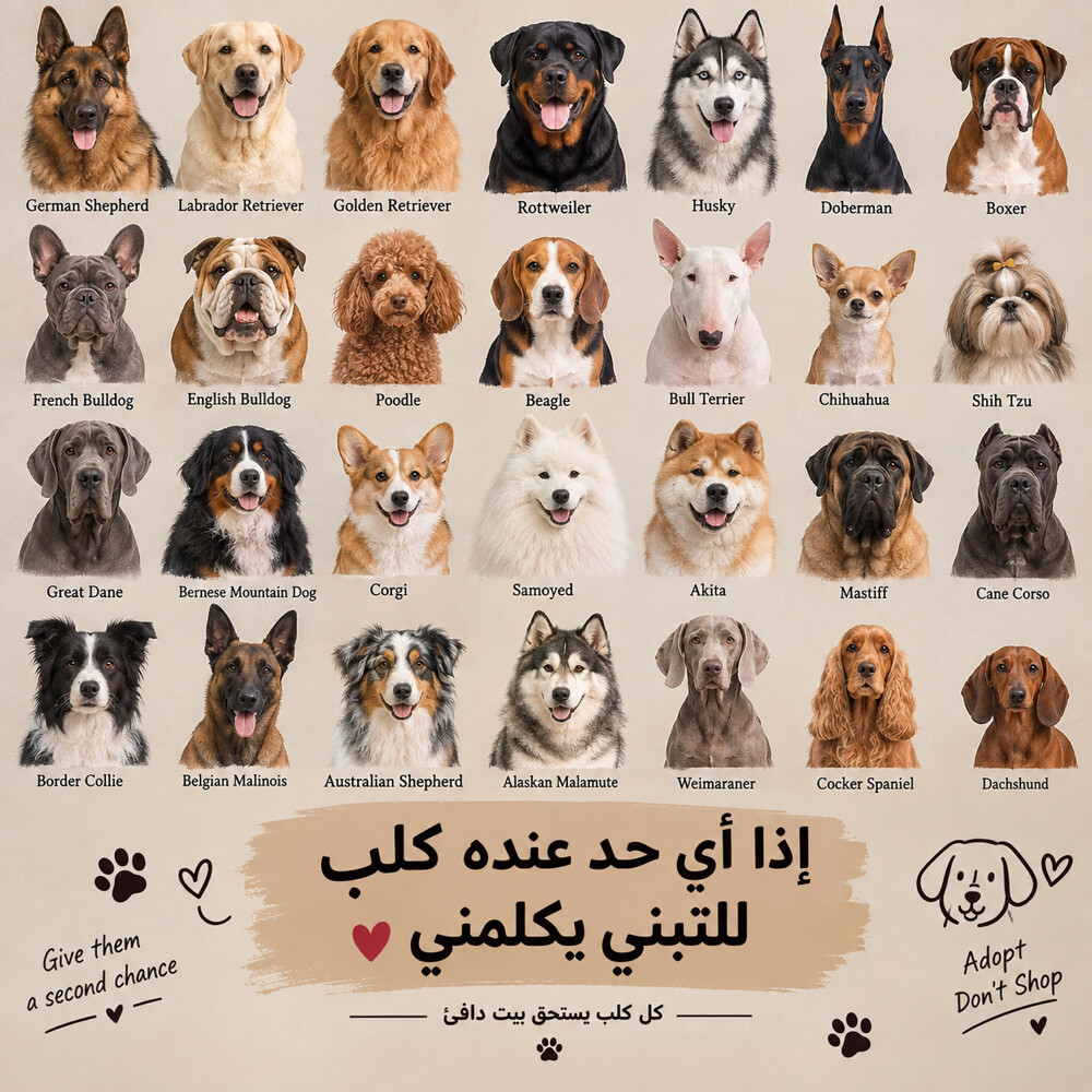 متوفر كلاب للتبني - 2