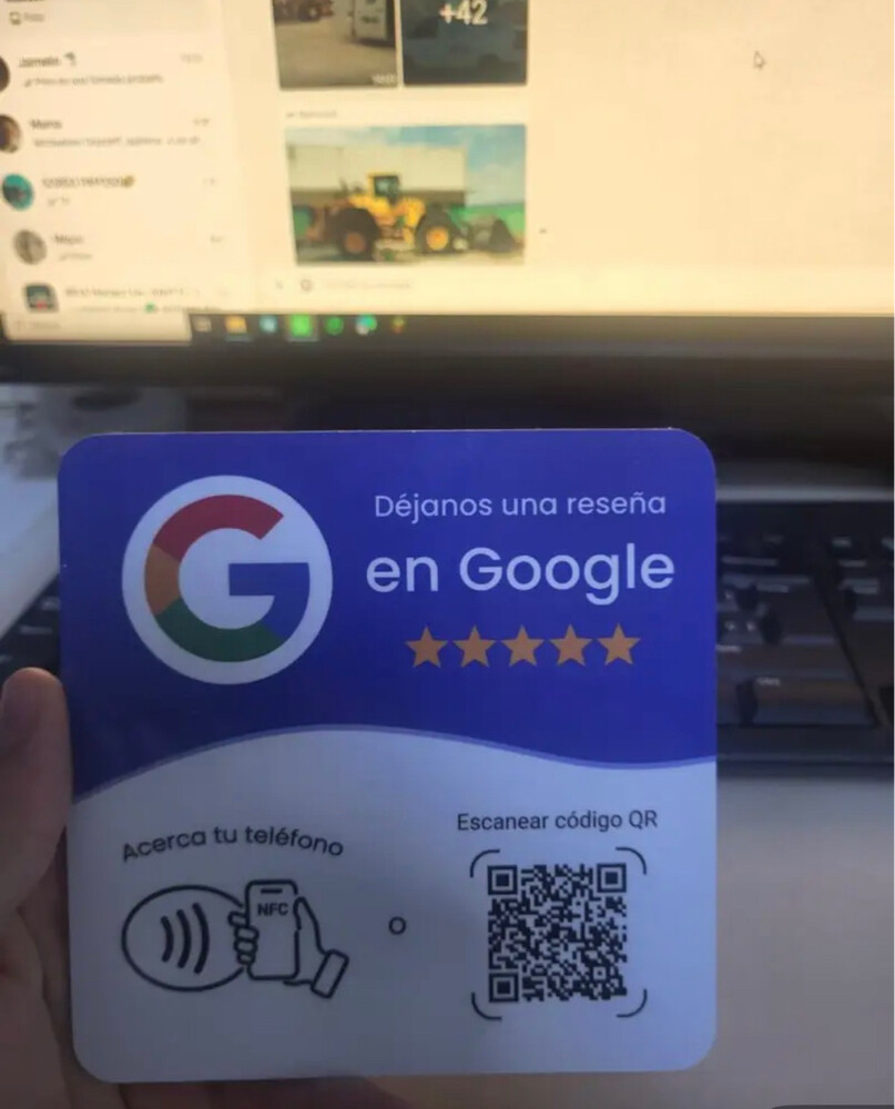 Google reviews card NFC  - 2