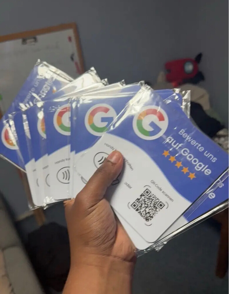 Google reviews card NFC  - 4