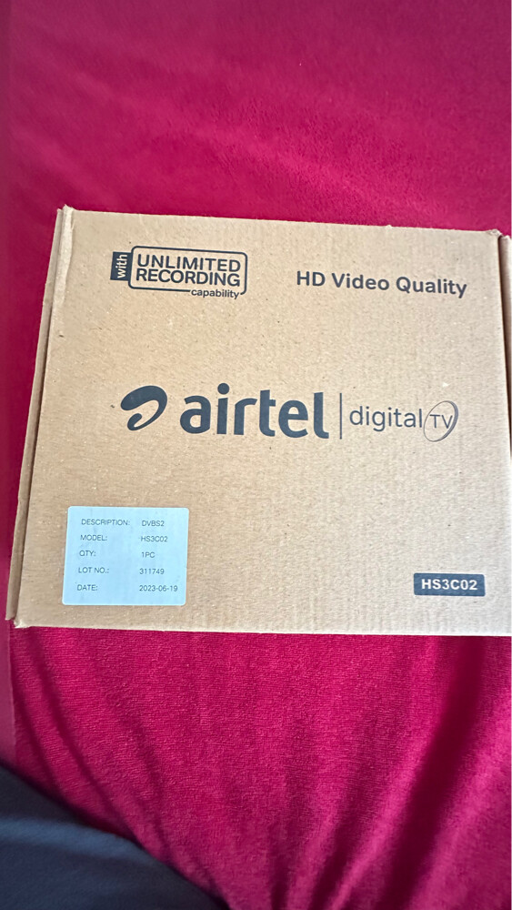 Airtel receiver HD for sale - 3